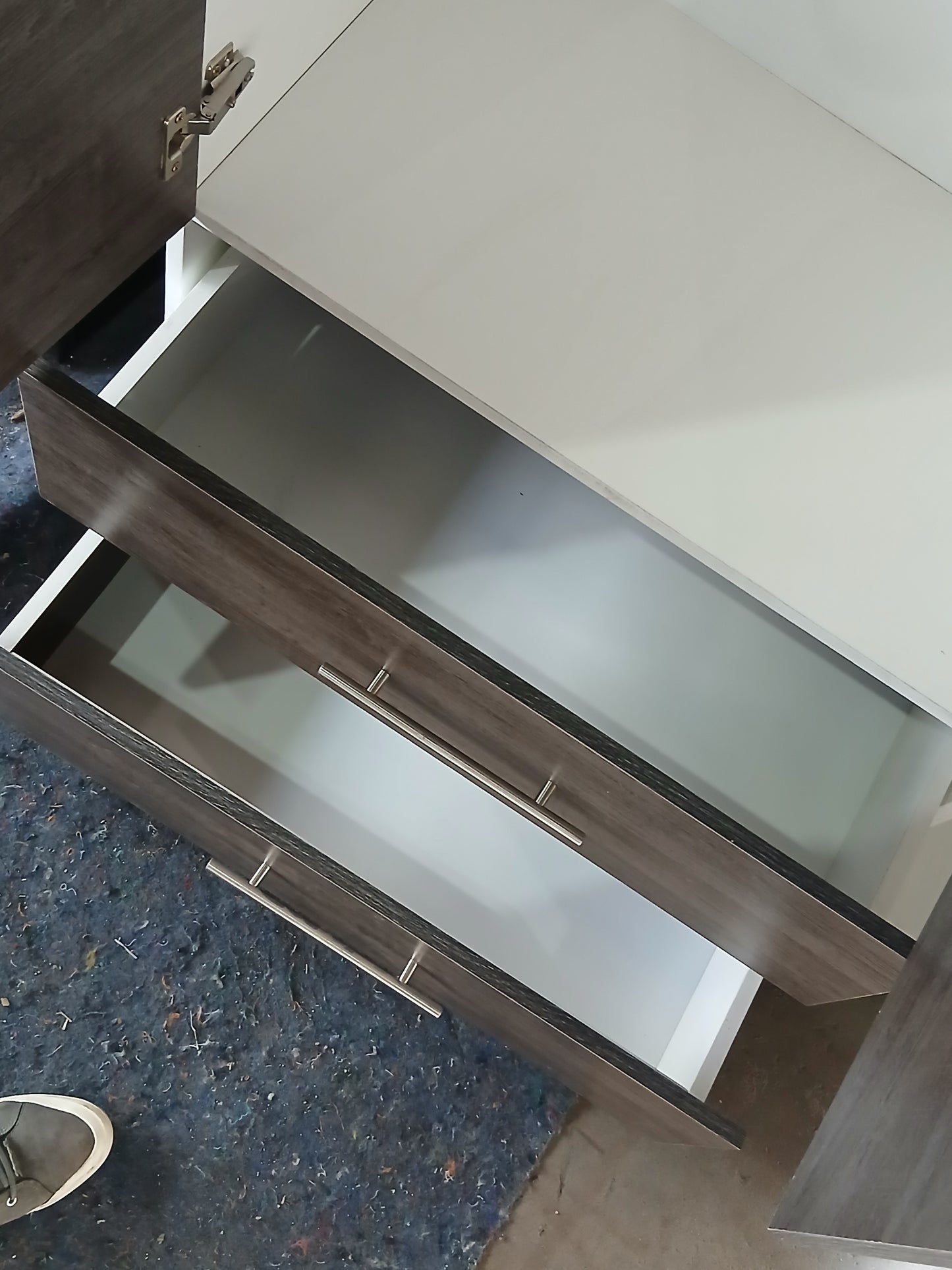 3 doors melamine wardrobe