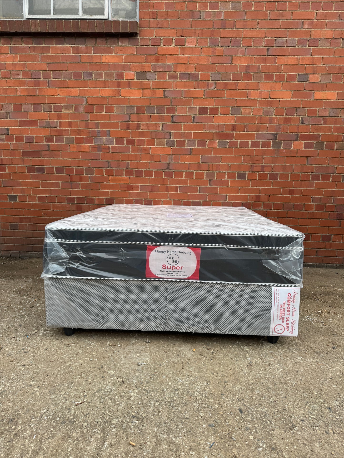 queen euro top spring bed