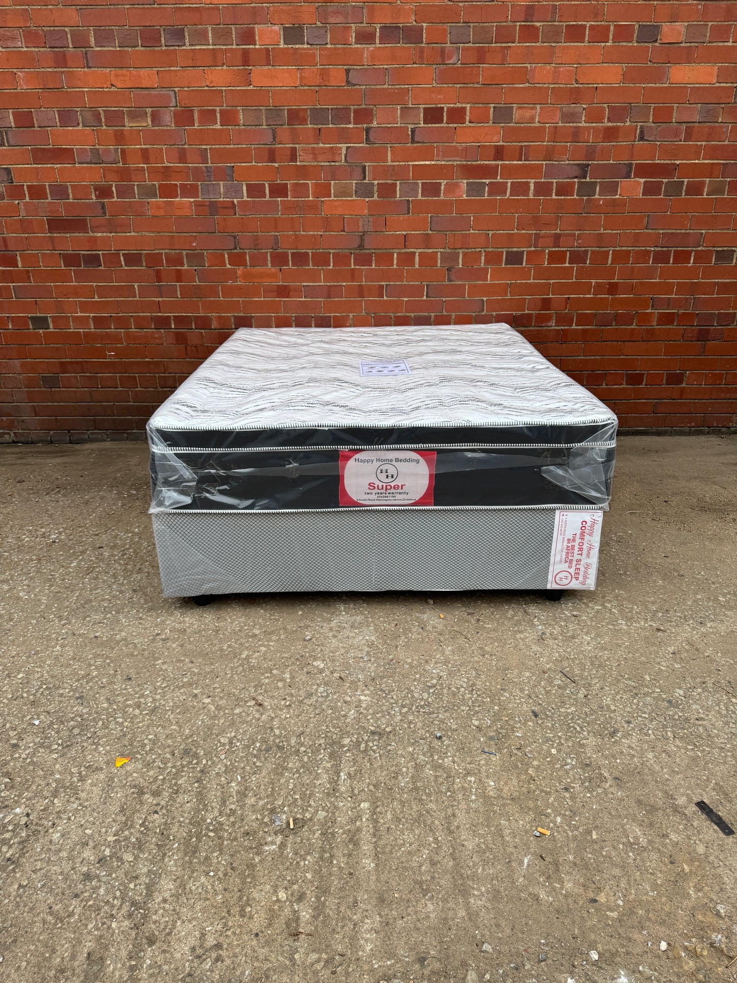 queen euro top spring bed