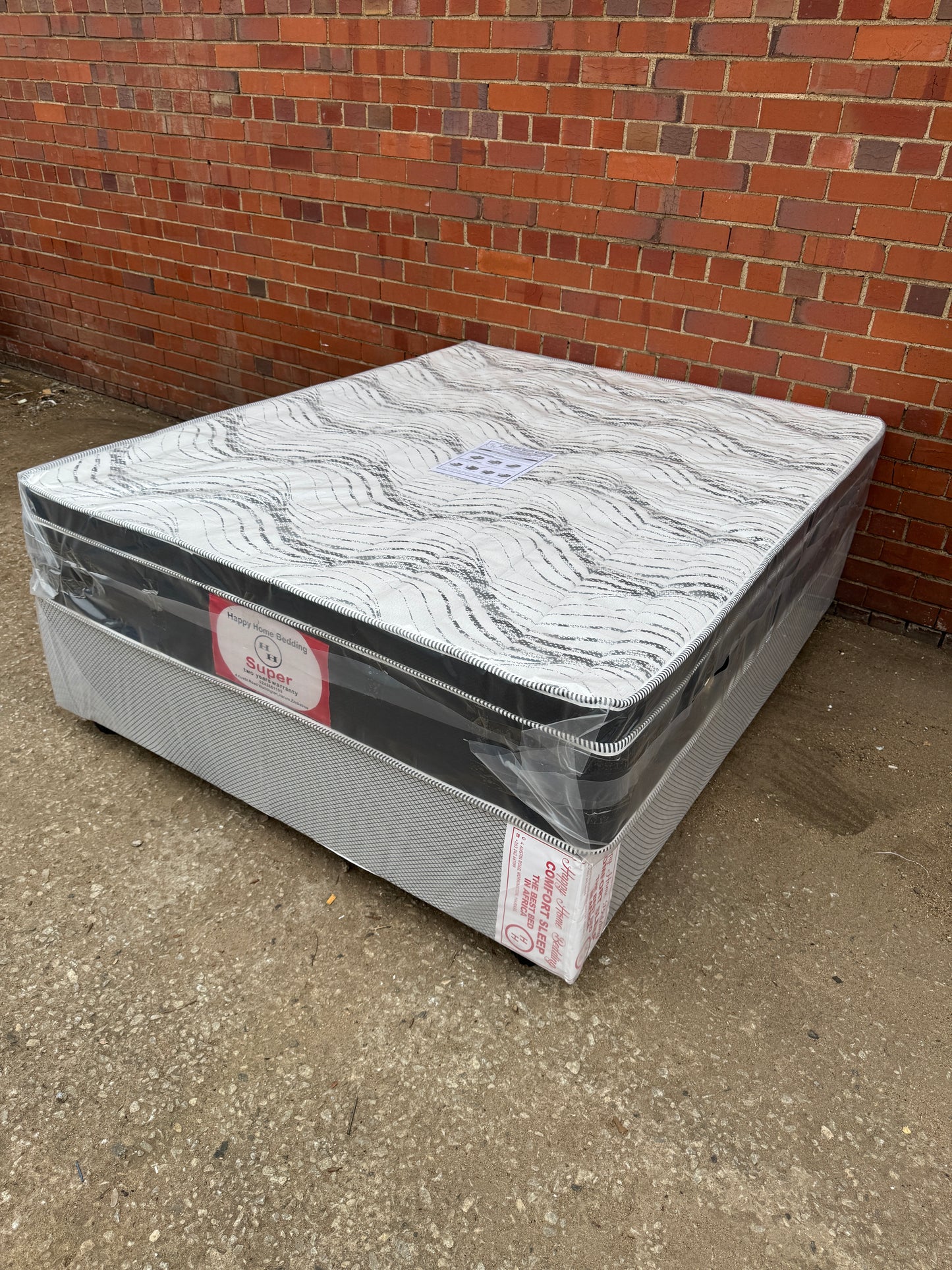 queen euro top spring bed