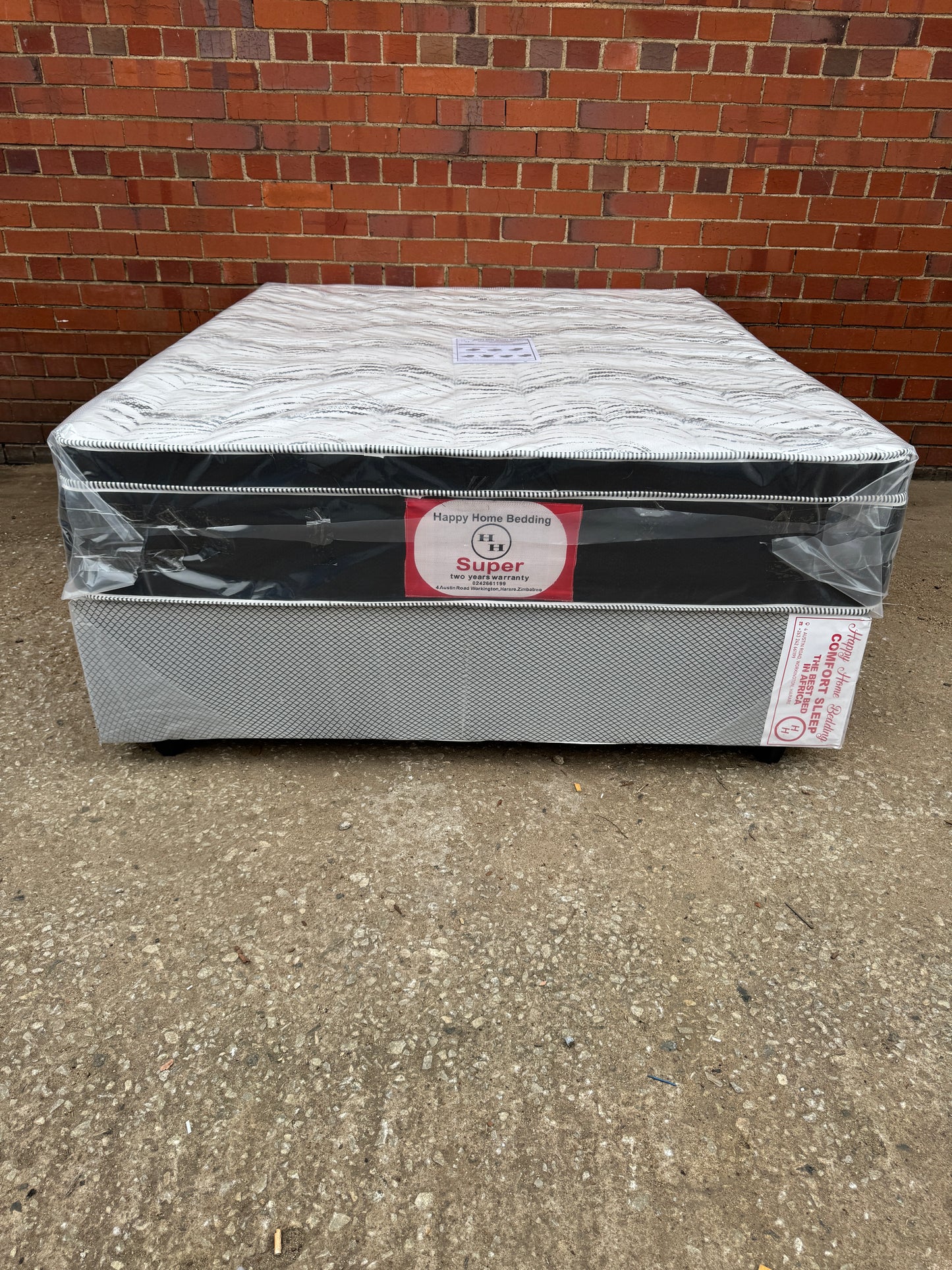 queen euro top spring bed