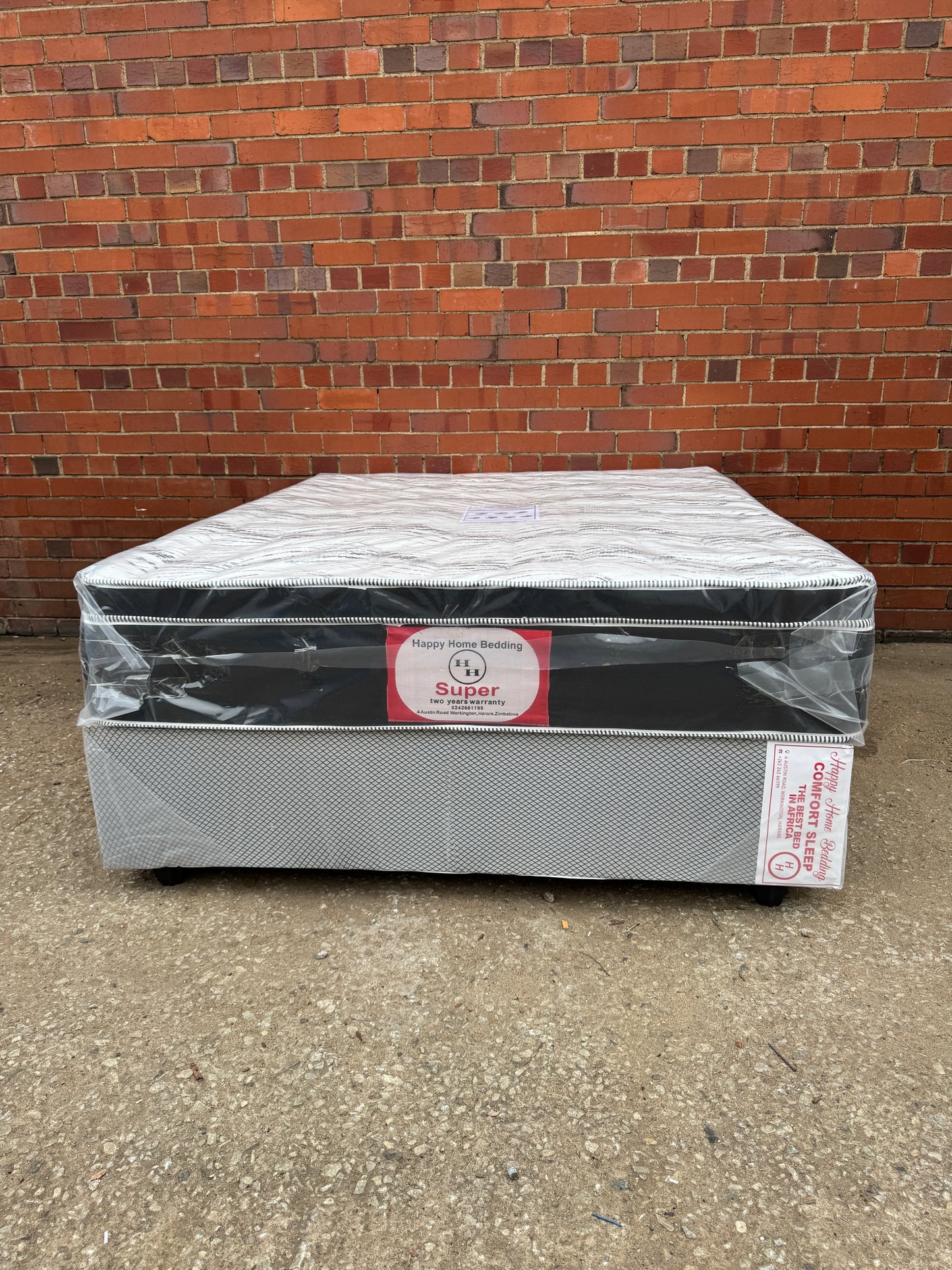 queen euro top spring bed
